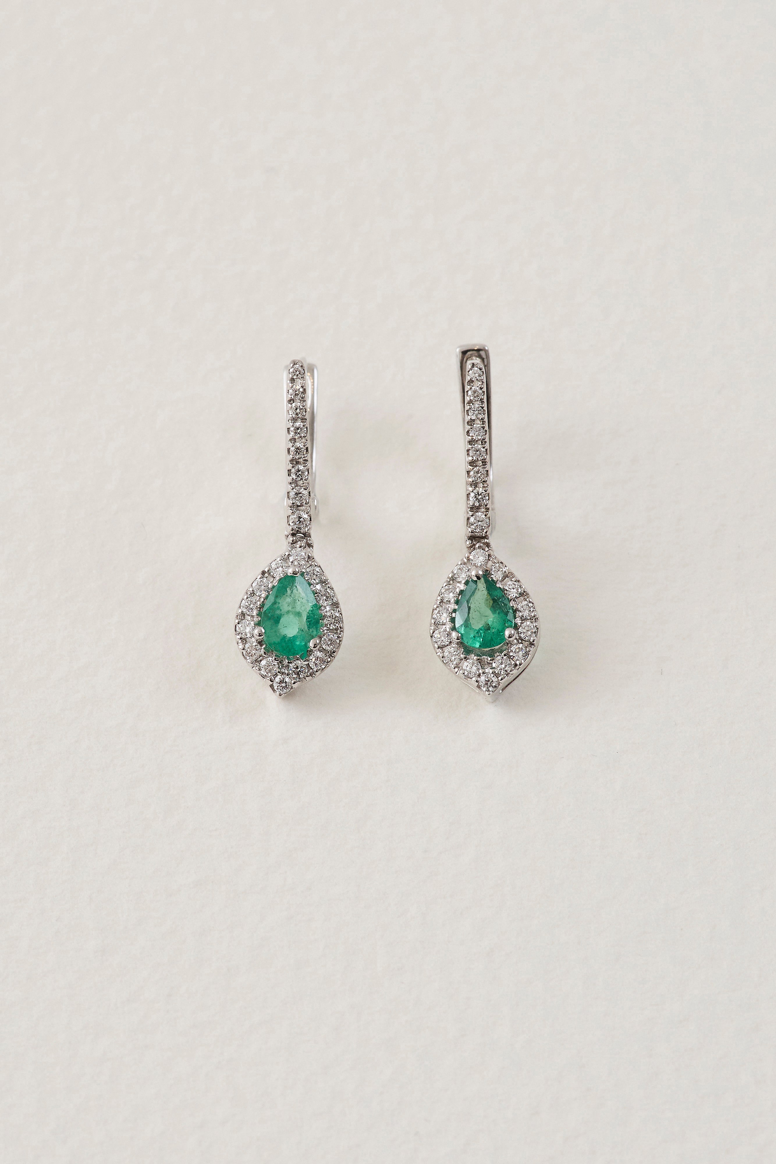 Emerald Drop Earrings