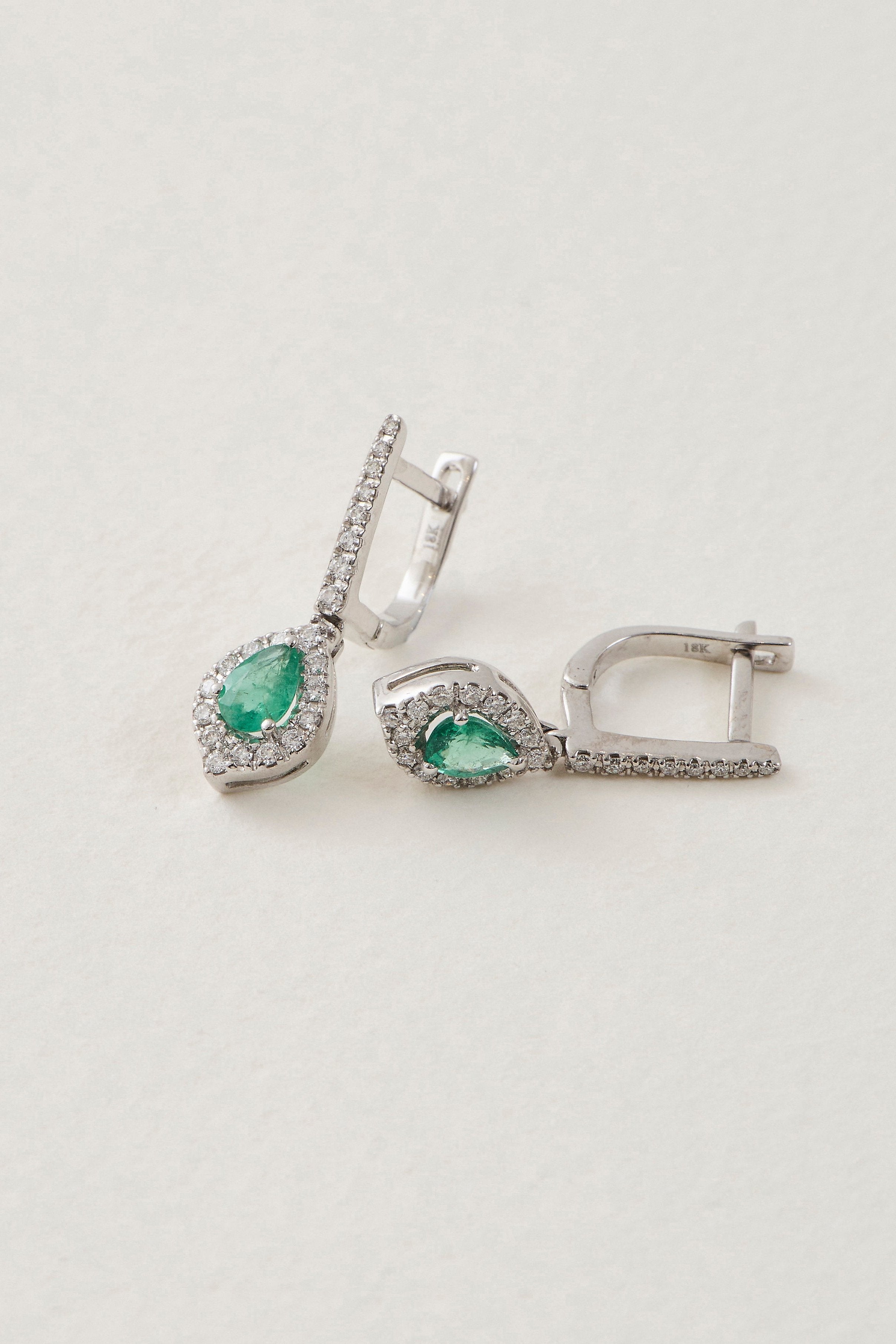 Emerald Drop Earrings