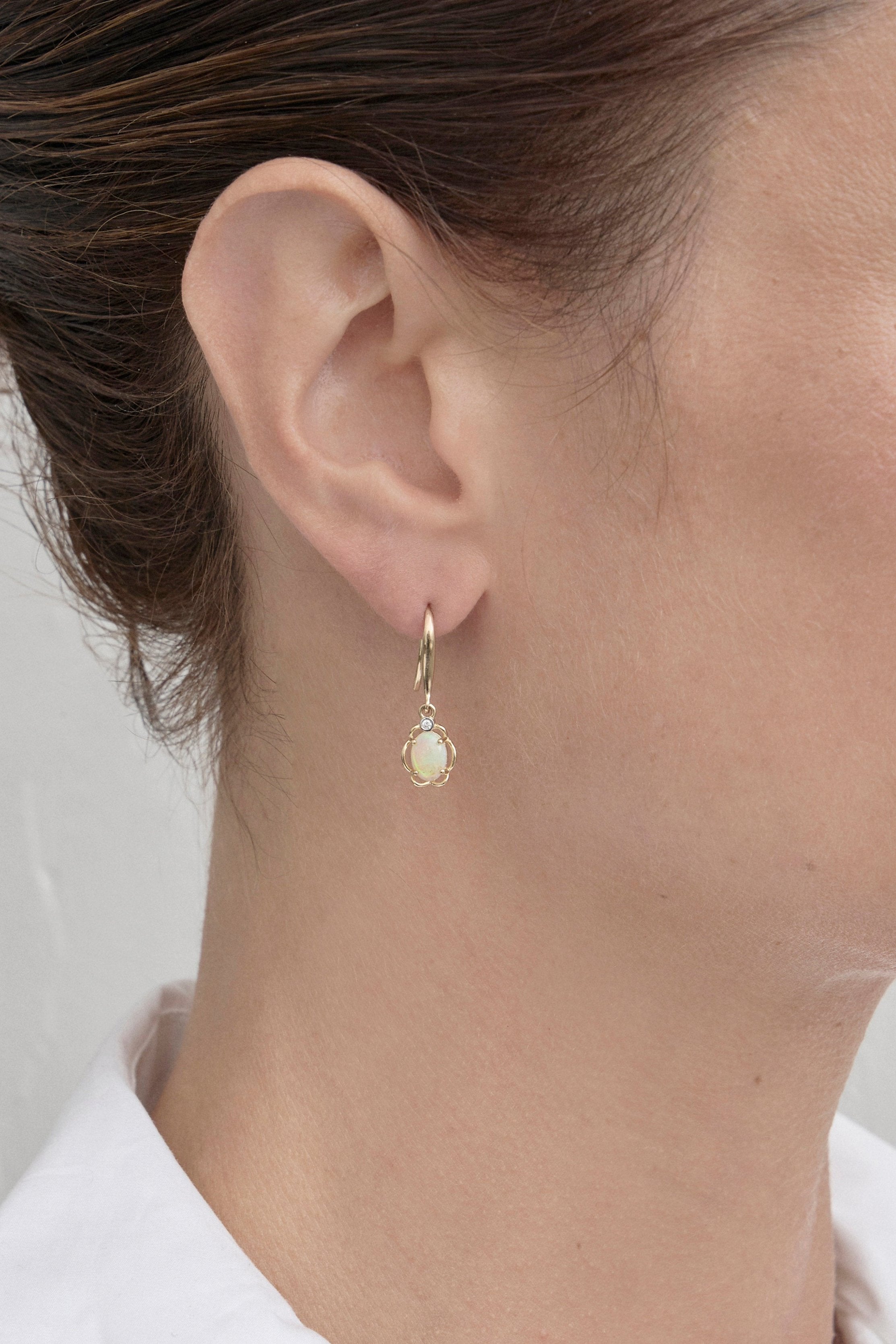 Opal Drop Earrings