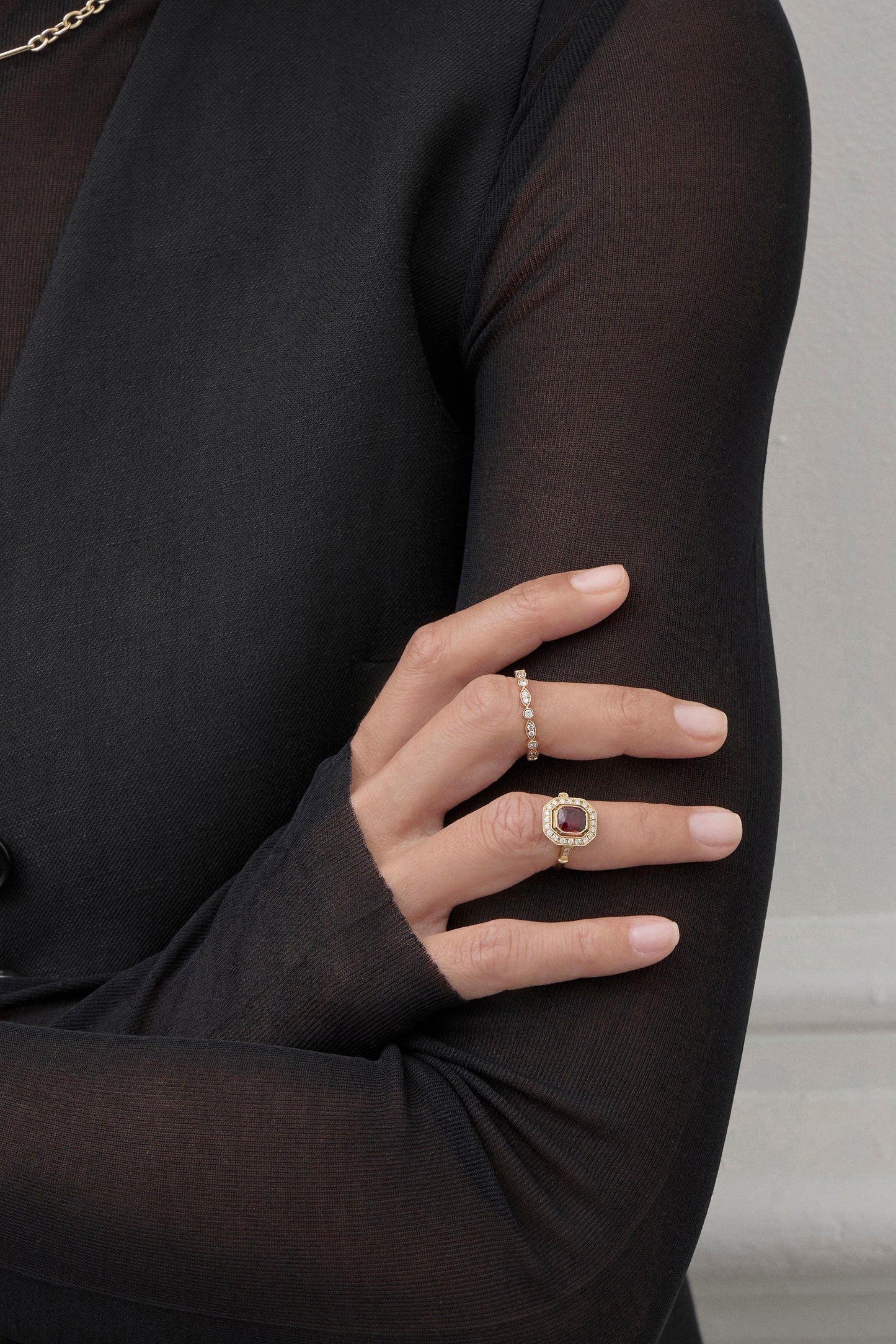 Ruby Deco Ring