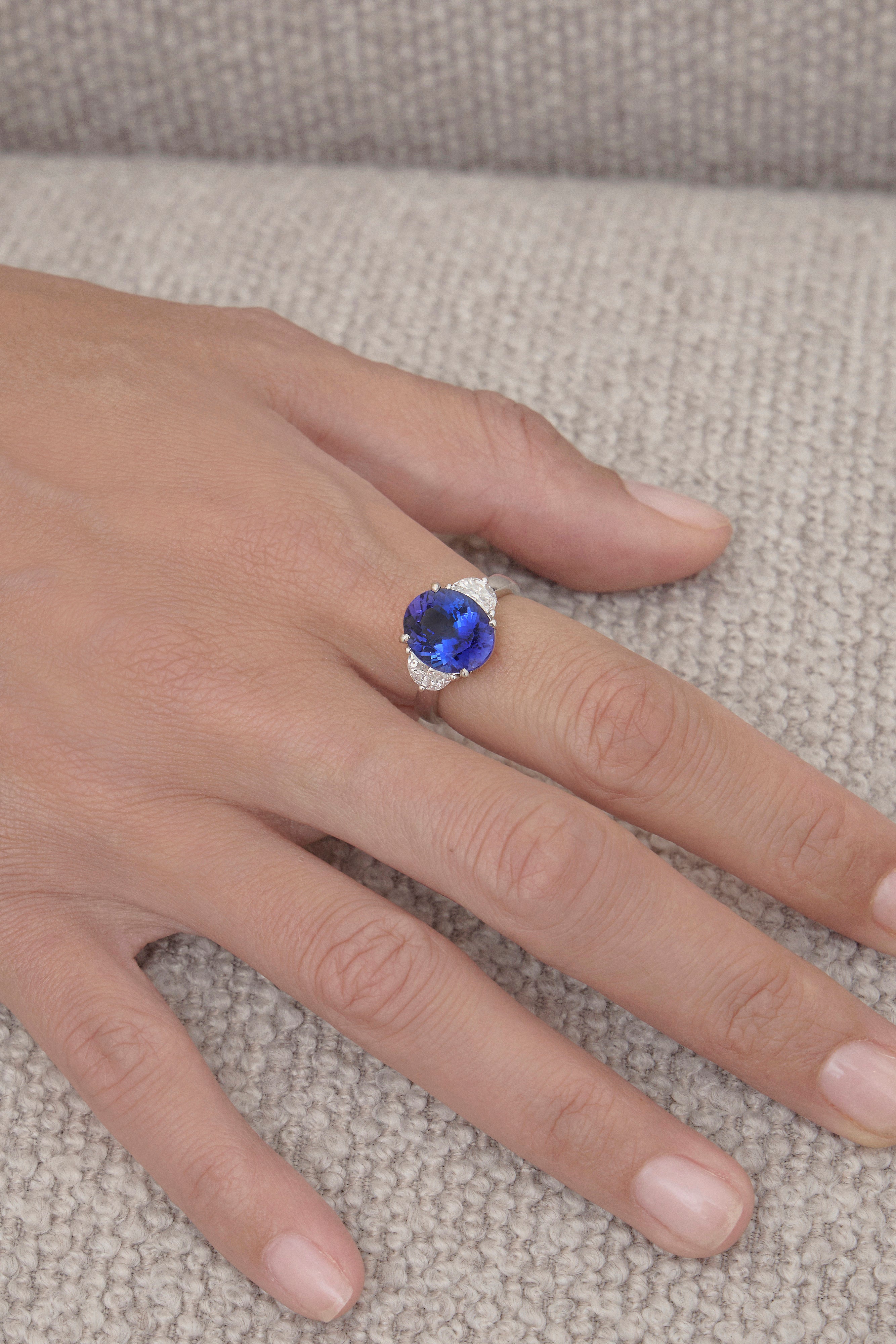 Tanzanite Oval Ring