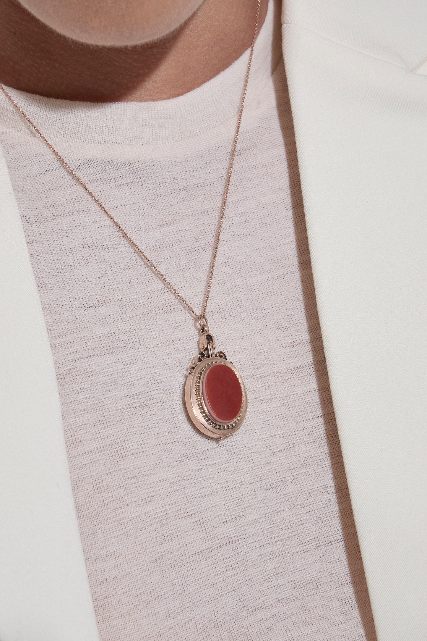 Victorian Carnelian & Sardonyx Locket