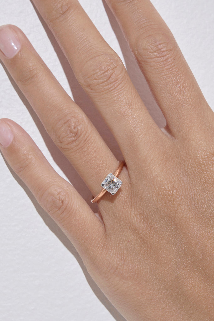 Radiant Solitaire Ring