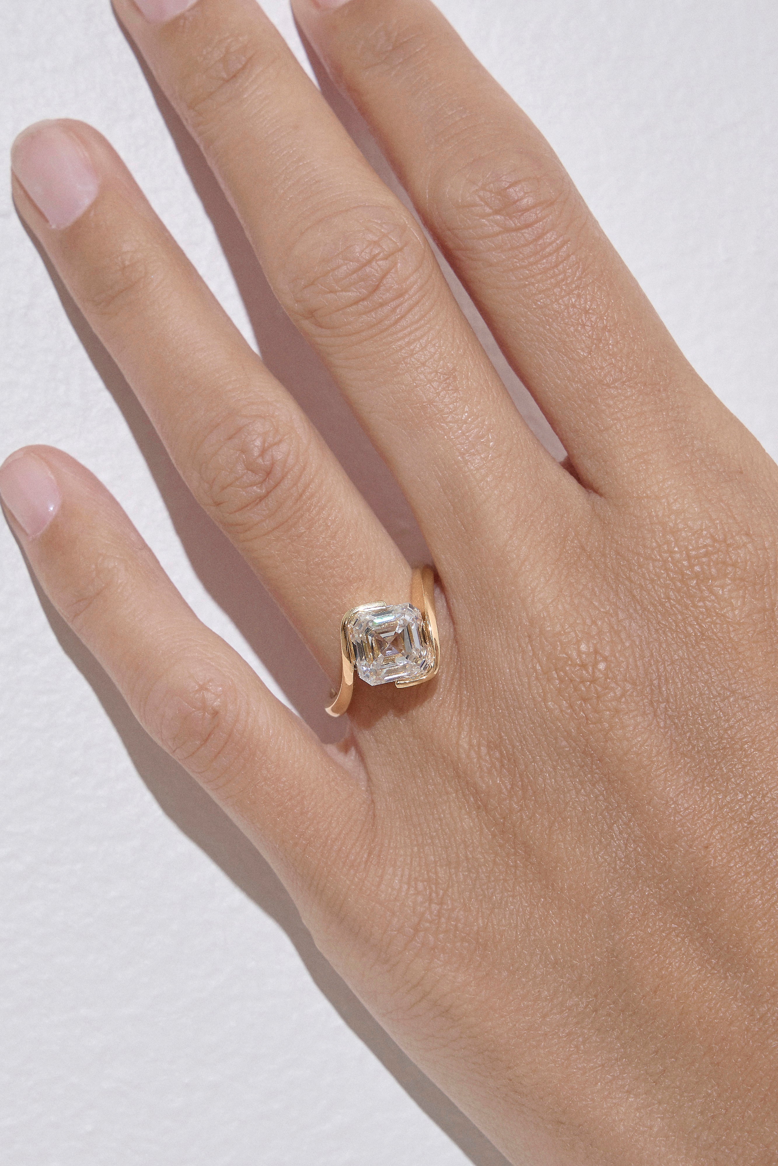 Asscher Embrace Ring