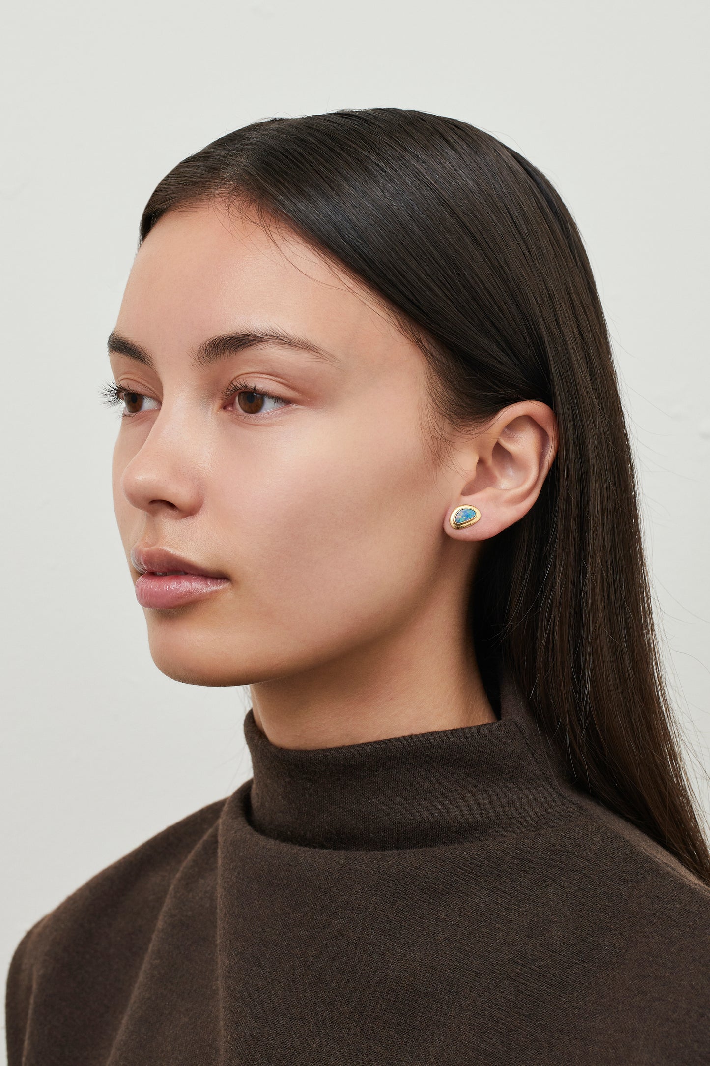 Vintage Black Opal studs