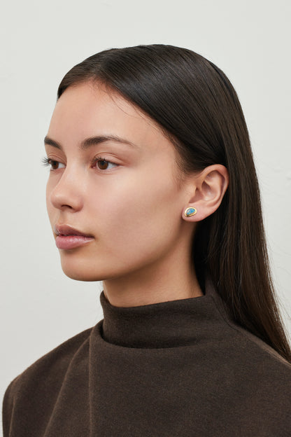 Vintage Black Opal studs