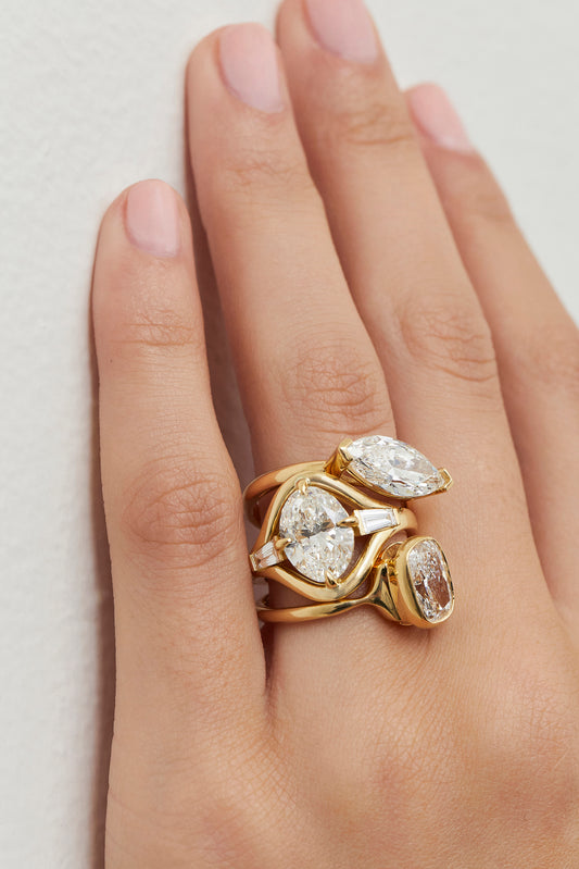Diamond Meridian Ring