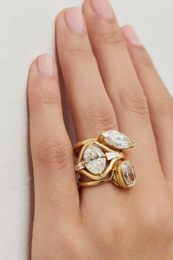 Diamond Meridian Ring