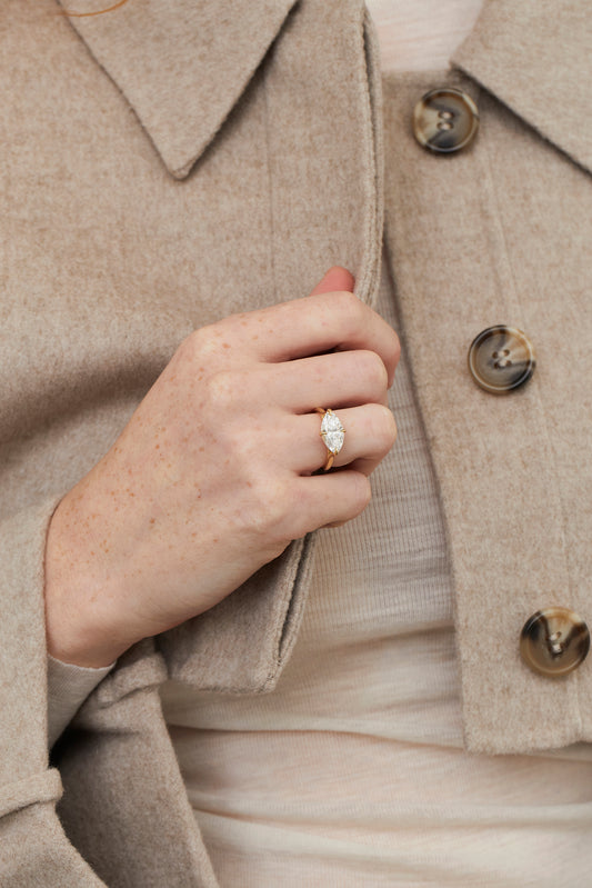 East-West Marquise Ring