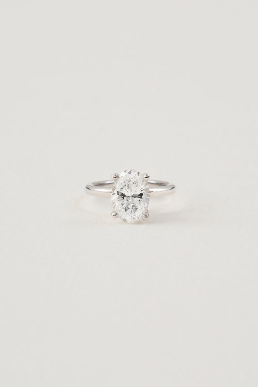 Oval Solitaire Ring