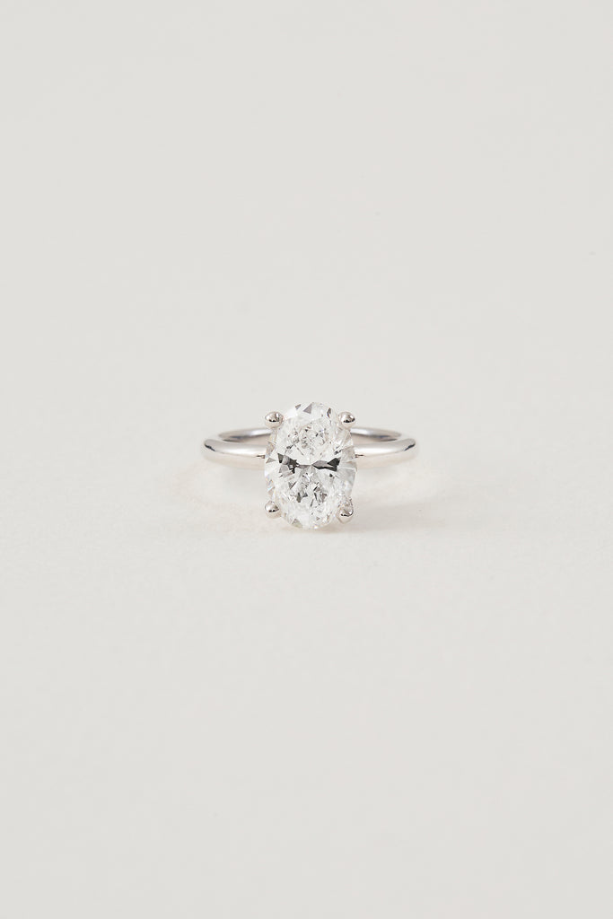 Oval Solitaire Ring