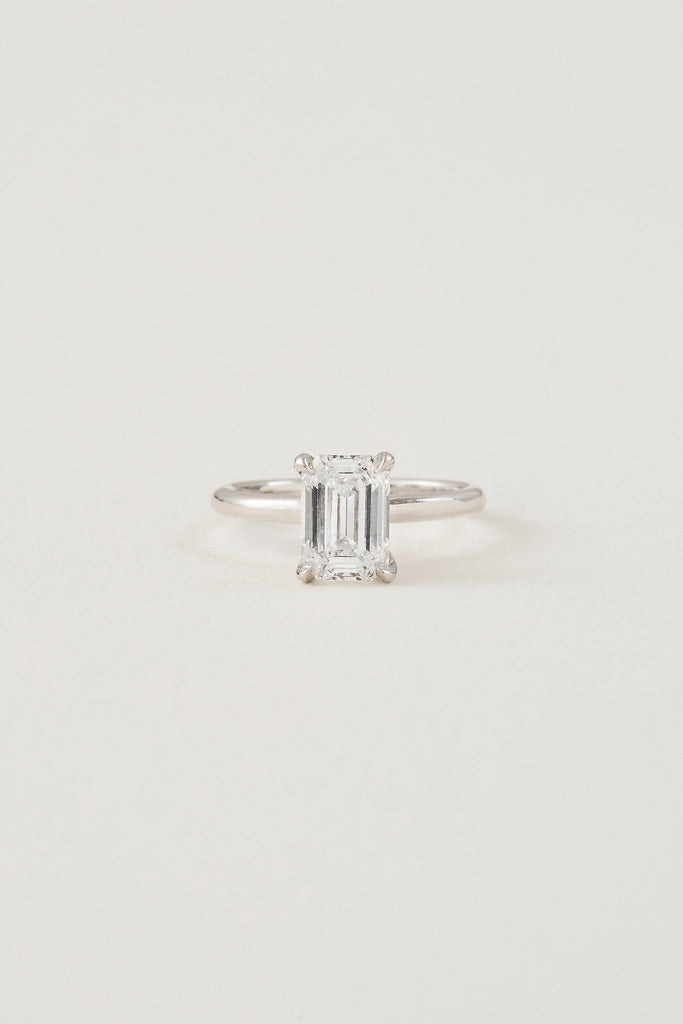 Emerald Solitaire Ring