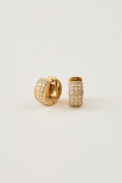 Diamond Pave Huggies