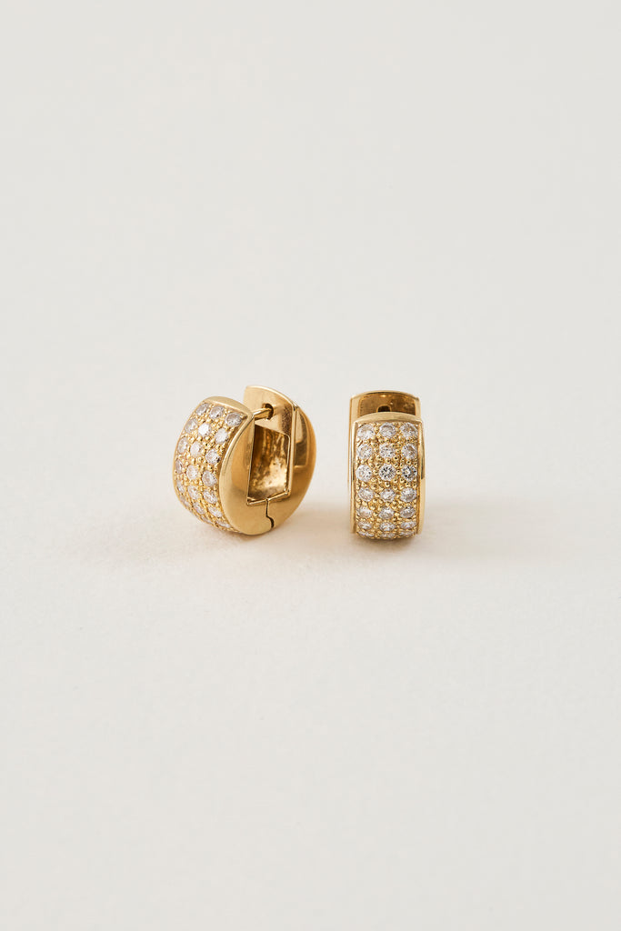 Diamond Pave Huggies