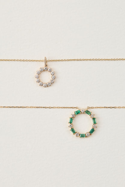 Emerald Wreath Necklace