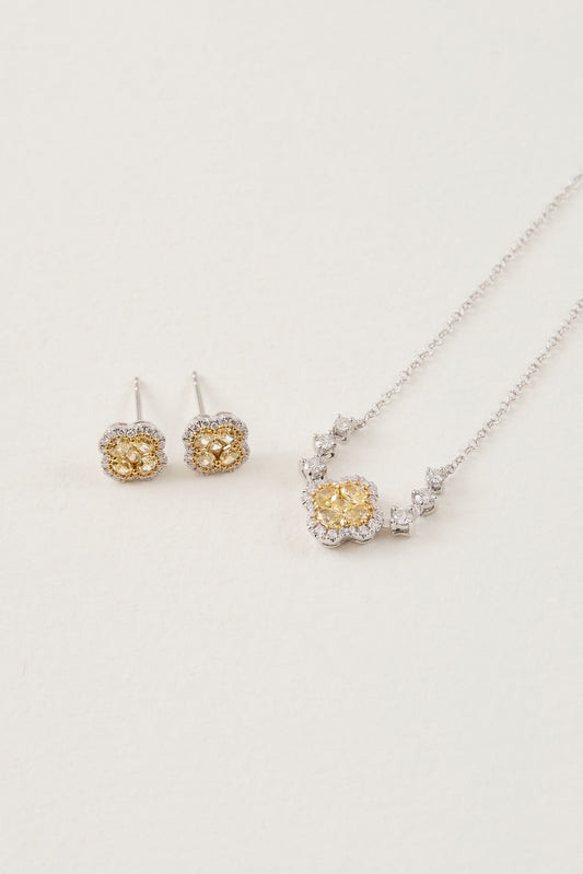 Diamond Clover Necklace