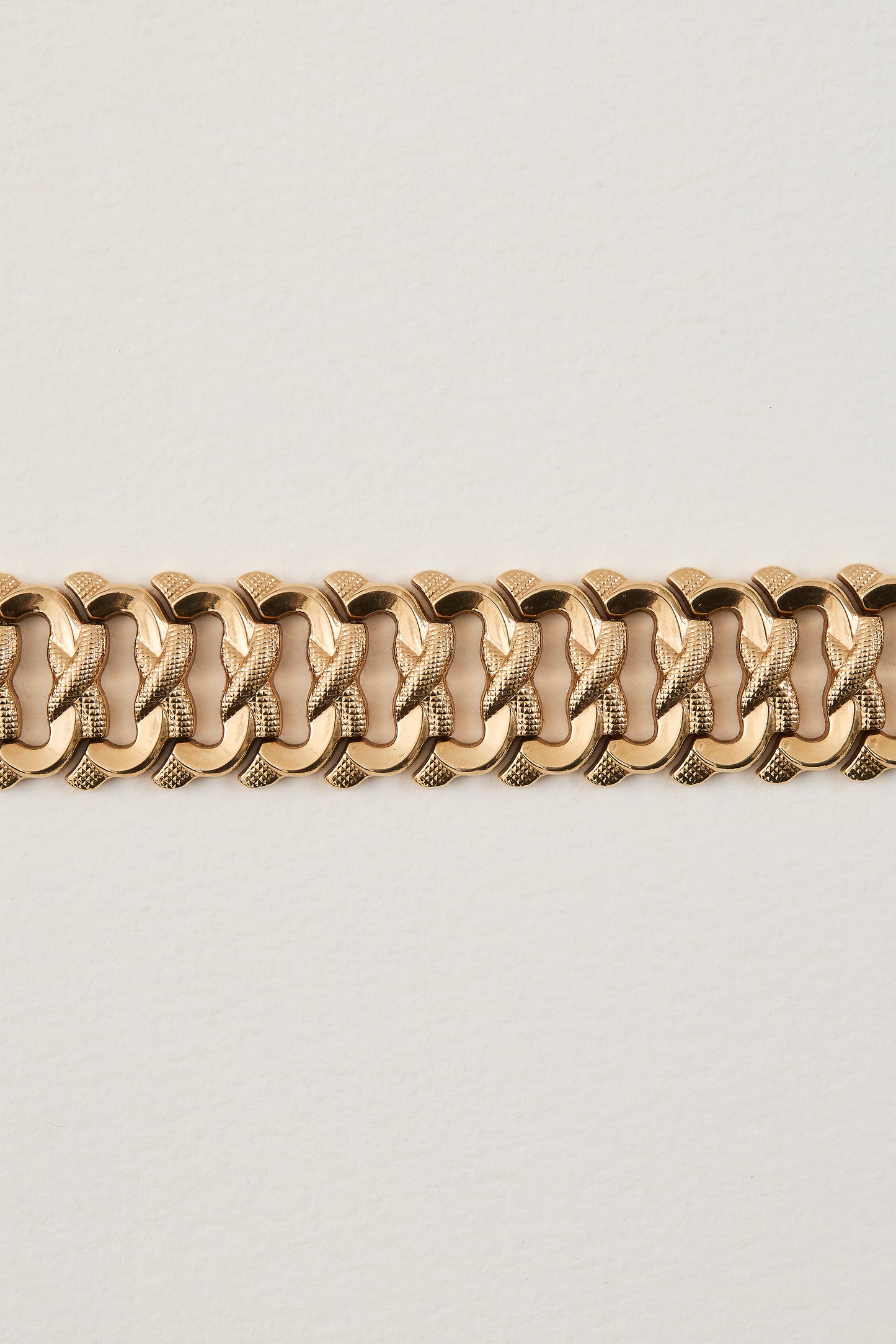 Mid Century Textured Bracelet