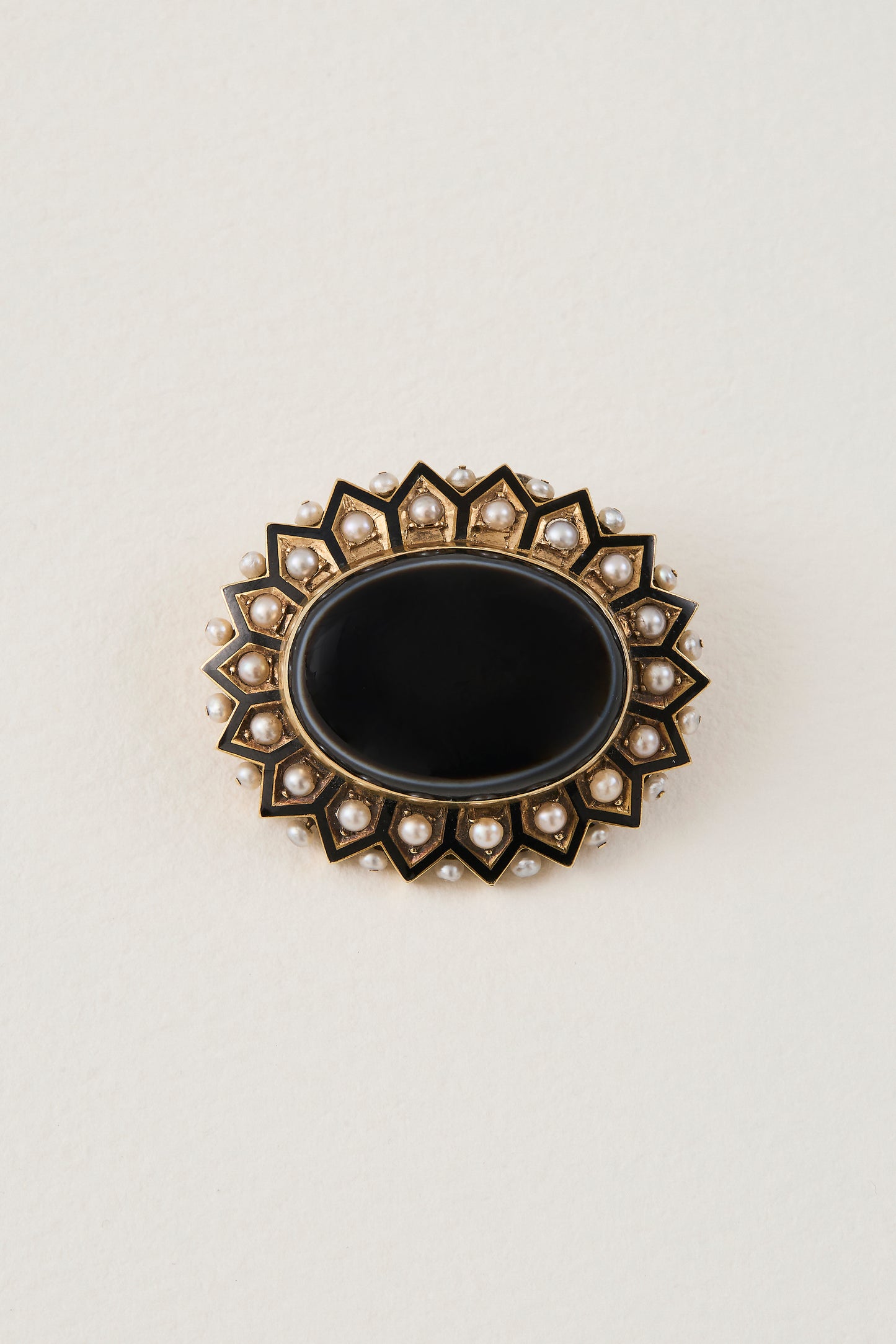 Victorian Sunburst Brooch - Pendant