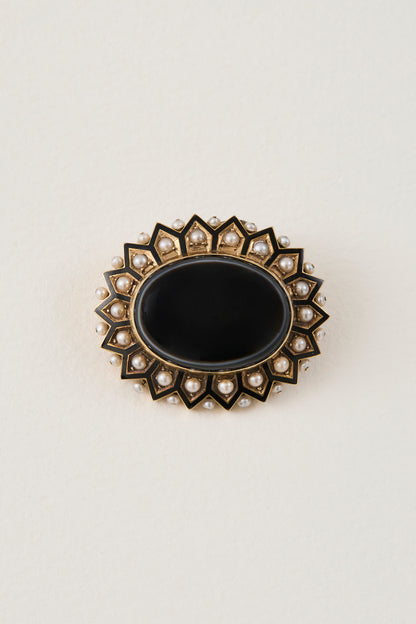 Victorian Sunburst Brooch - Pendant