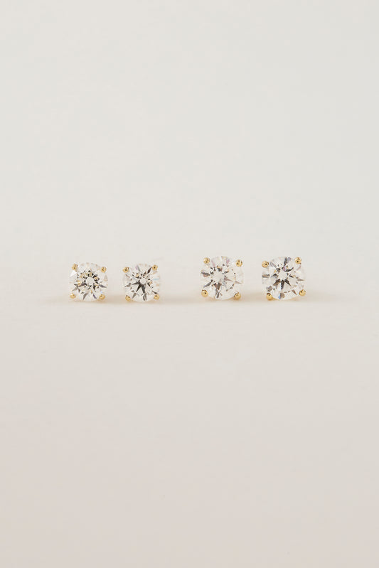 Classic Diamond Studs