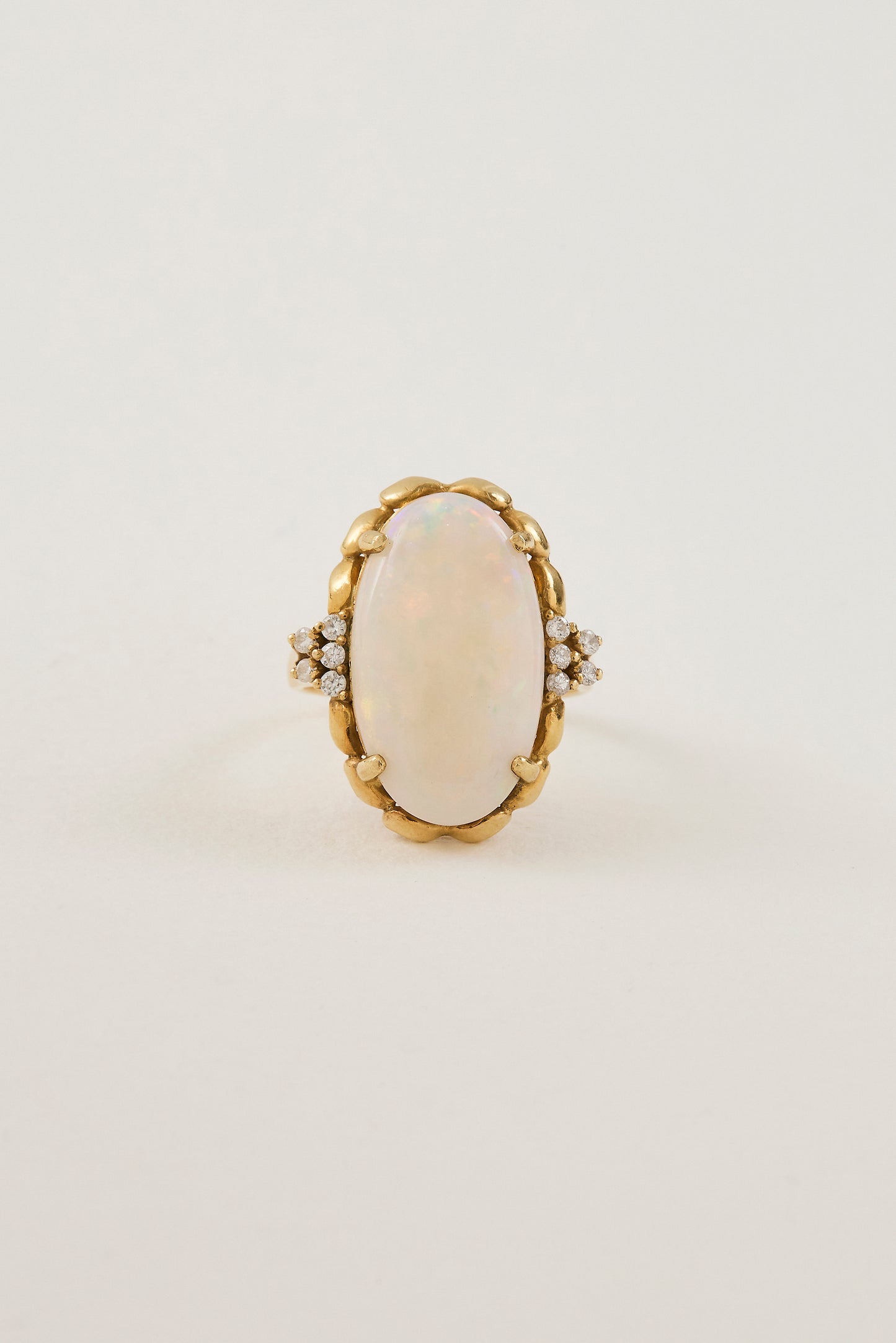 Mid-Century Opal Ring