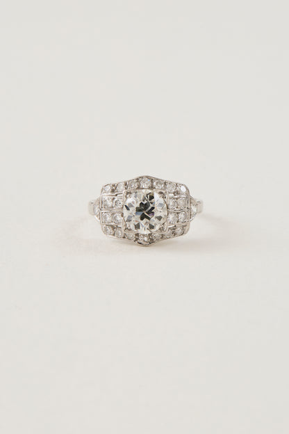 Old-Cut Art Deco Ring