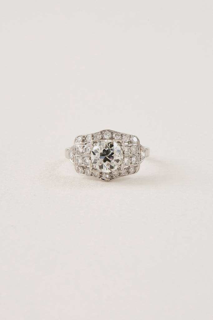 Old-Cut Art Deco Ring