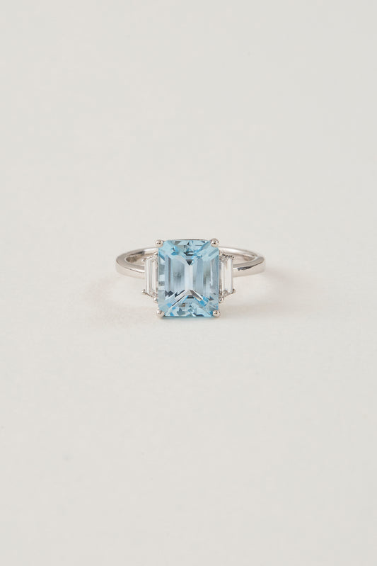 Aquamarine Signature ring
