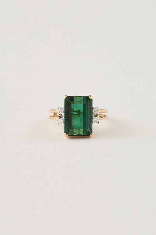 Tourmaline Aurum Ring
