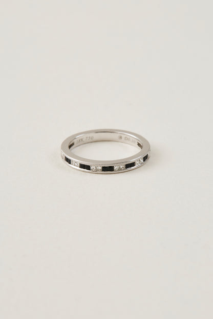 Onyx and Diamond Deco Inspired Band
