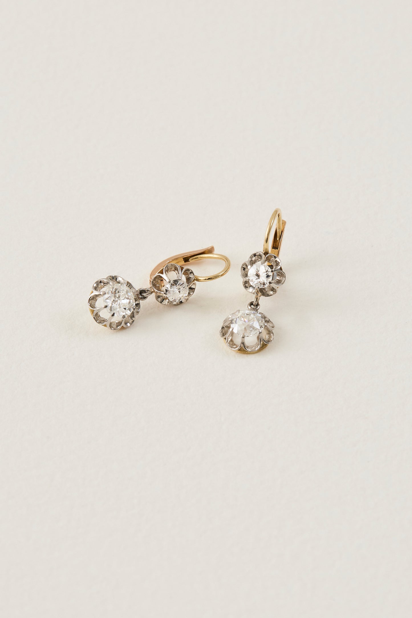 Edwardian Diamond Earrings
