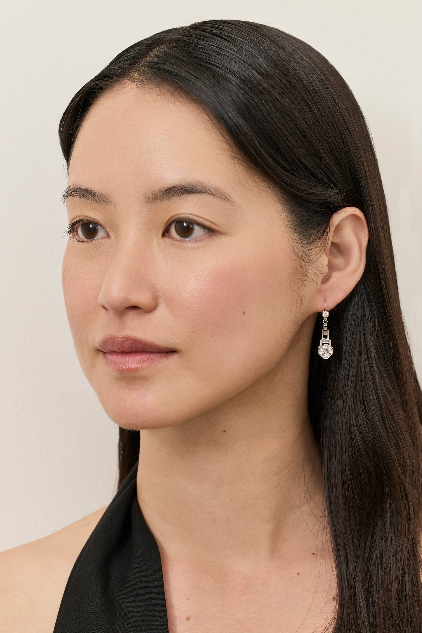 Art Deco Diamond Earrings