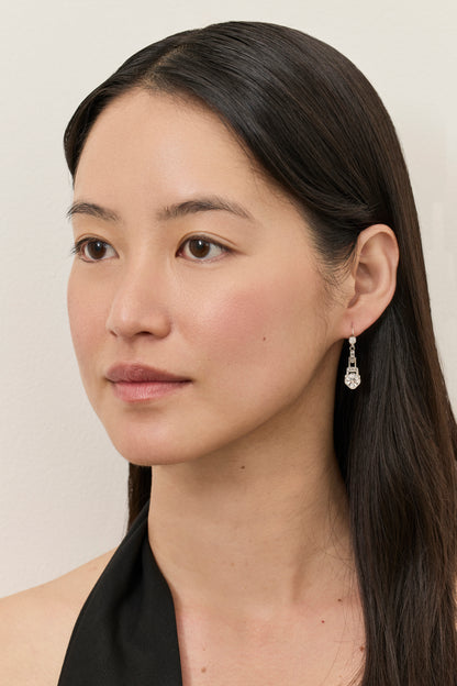 Art Deco Diamond Earrings