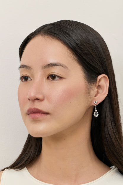 Mid Century Diamond and Sapphire Drops