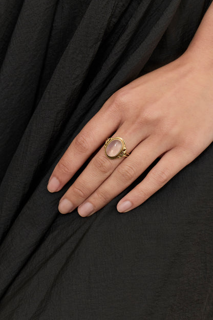 Art Deco Moonstone Ring