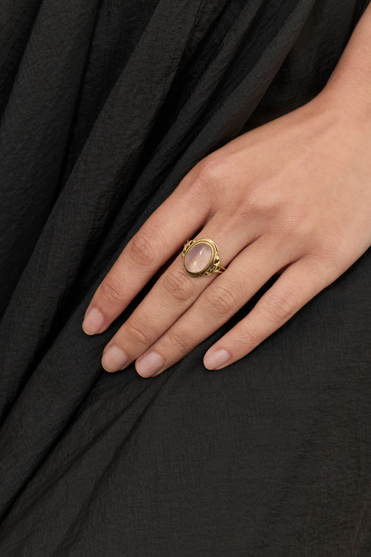 Art Deco Moonstone Ring