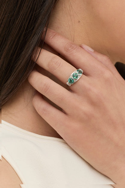 Art Deco Trilogy Ring