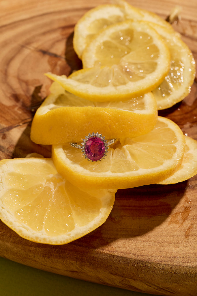 Pink Sapphire Ethereal Ring