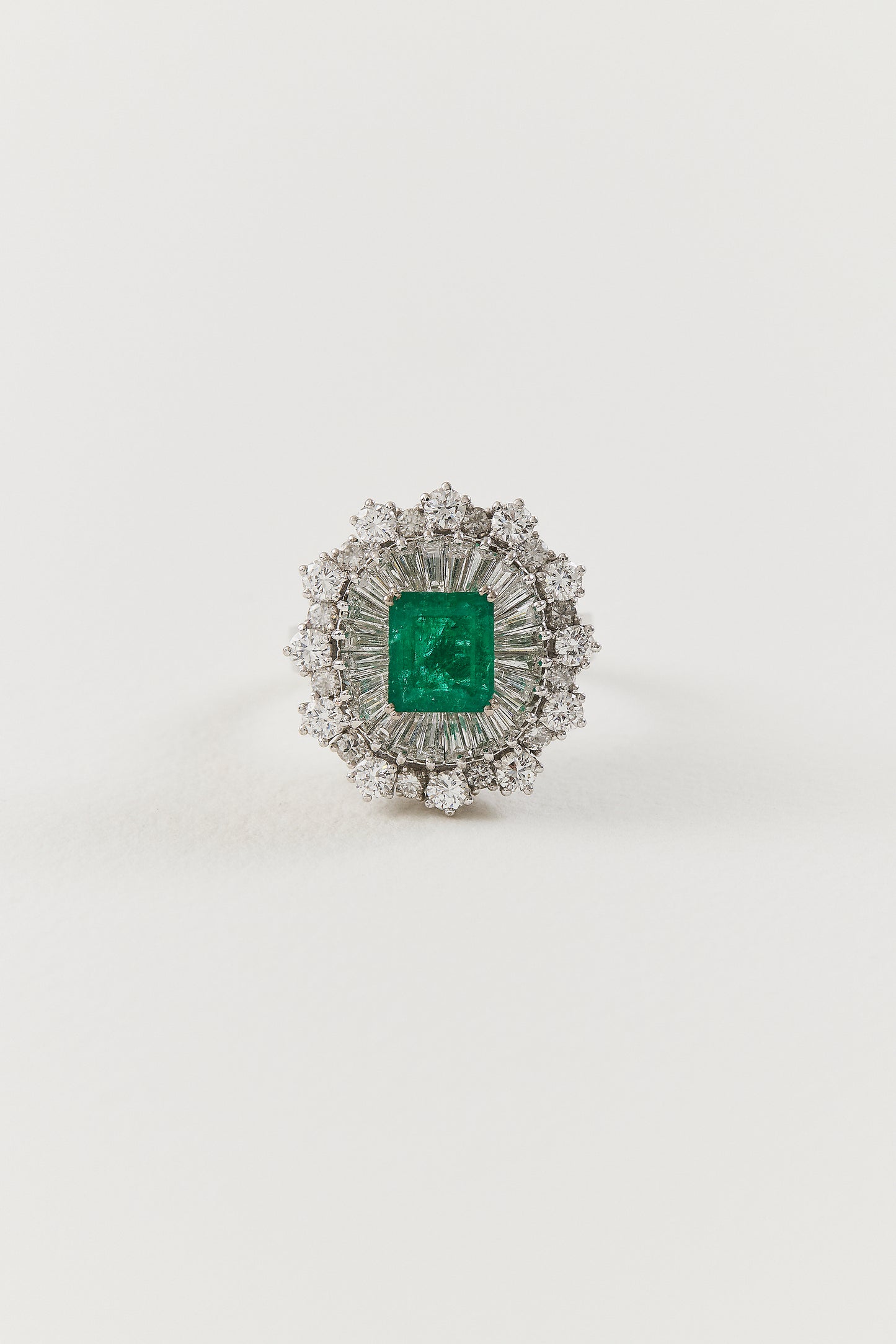Mid Century Emerald Ring