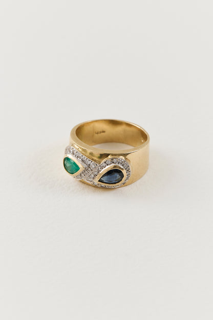 Vintage Toi Et Moi Ring