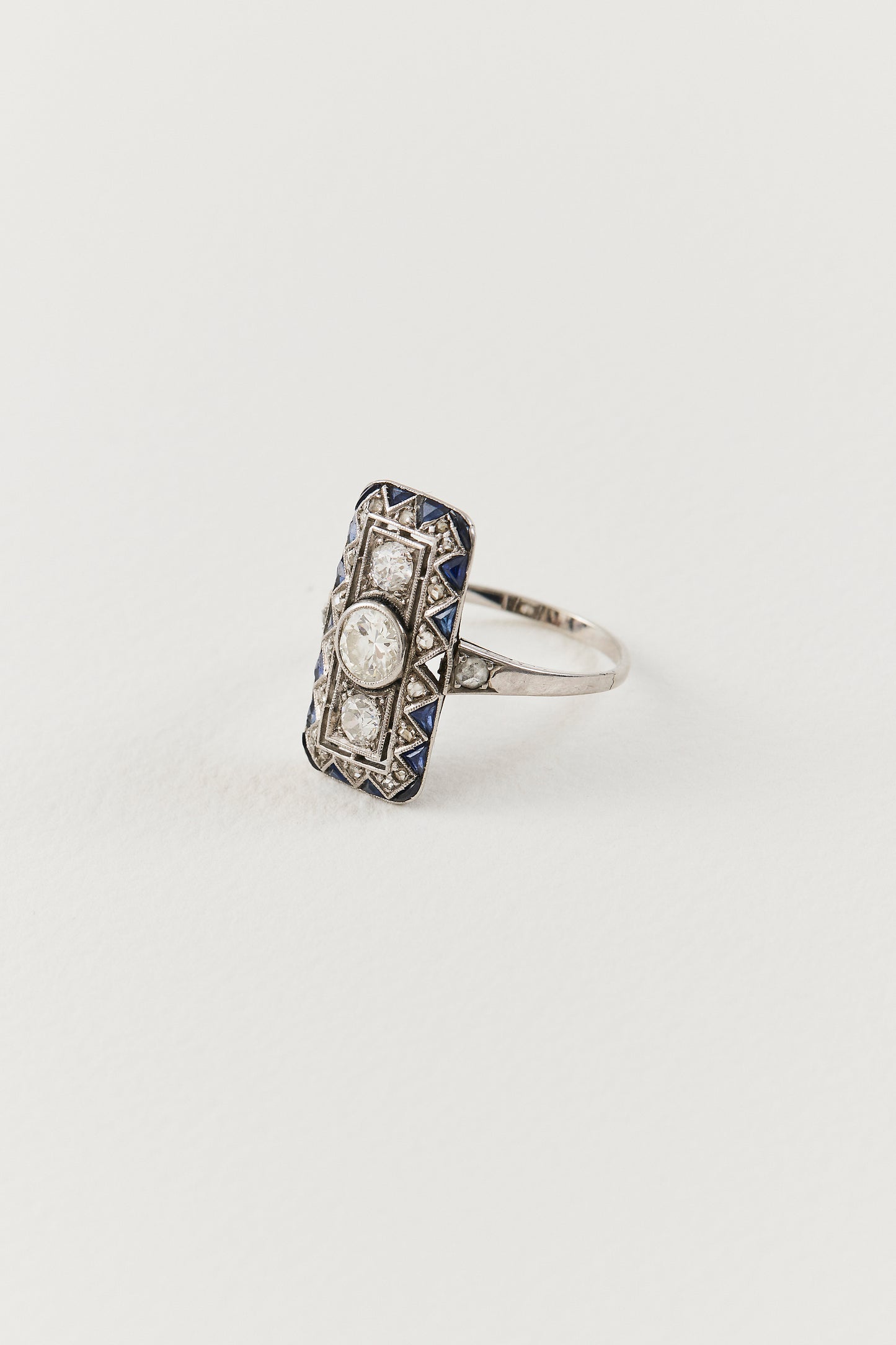 Art Deco Diamond Dinner Ring
