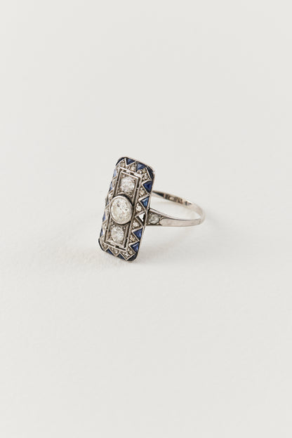 Art Deco Diamond Dinner Ring