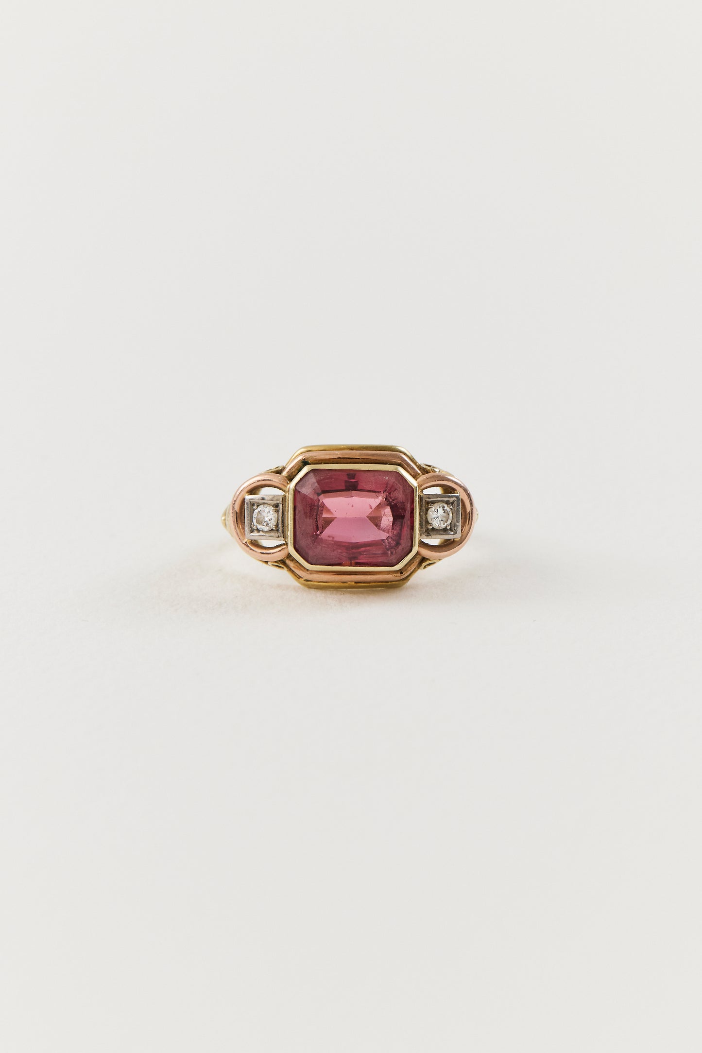 Mid Century Tourmaline Ring