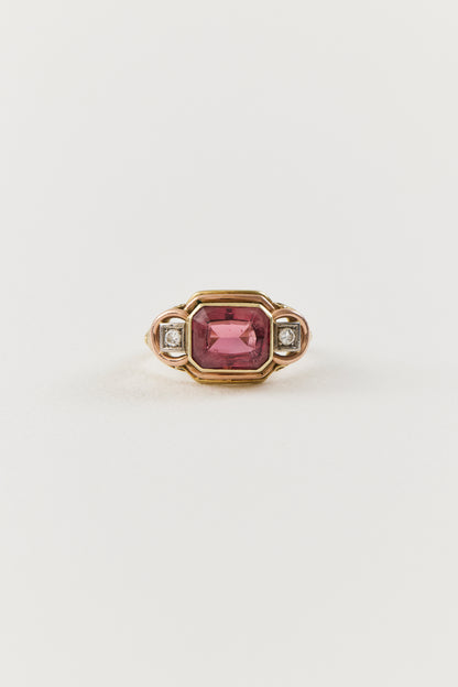 Mid Century Tourmaline Ring