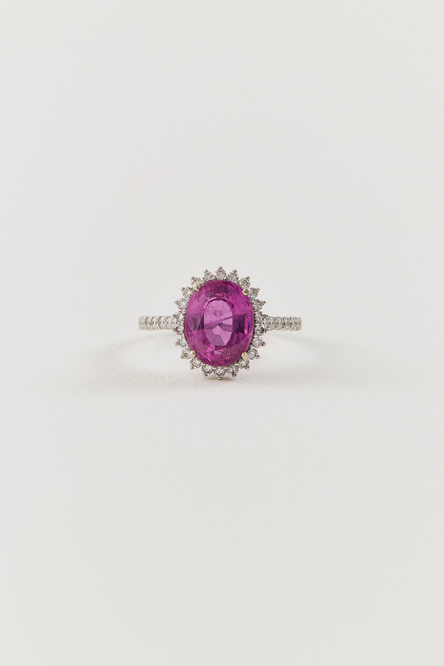 Pink Sapphire Ethereal Ring