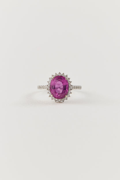Pink Sapphire Ethereal Ring