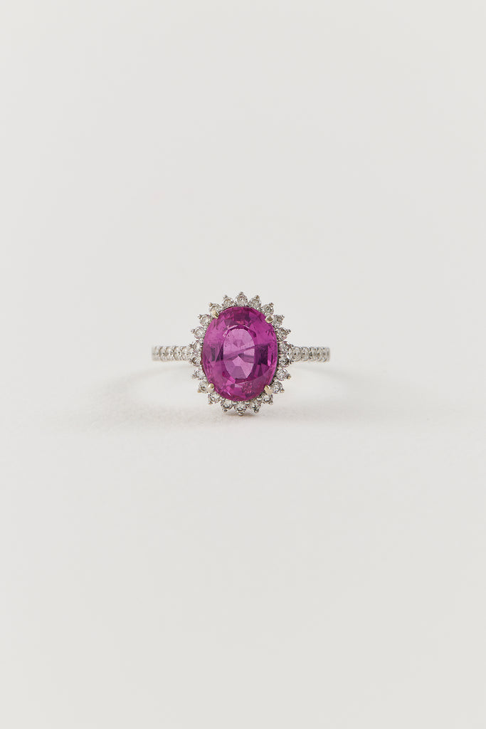 Pink Sapphire Ethereal Ring