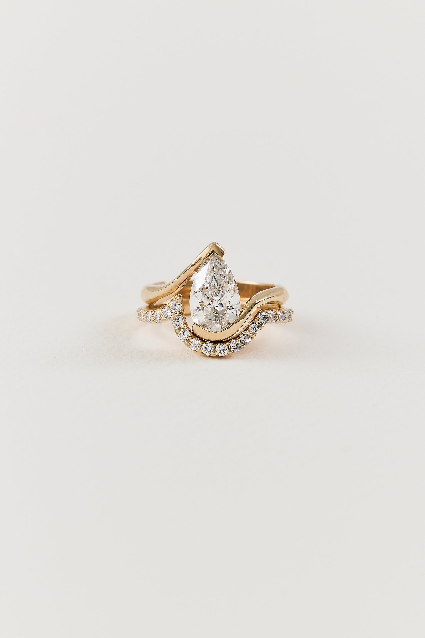 Pear Embrace Ring