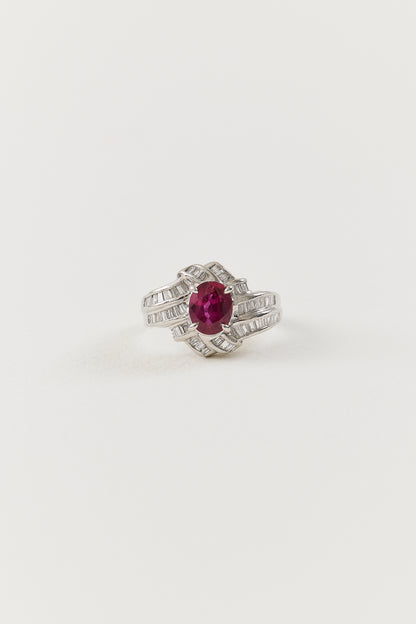 Ruby Vintage Inspired Ring