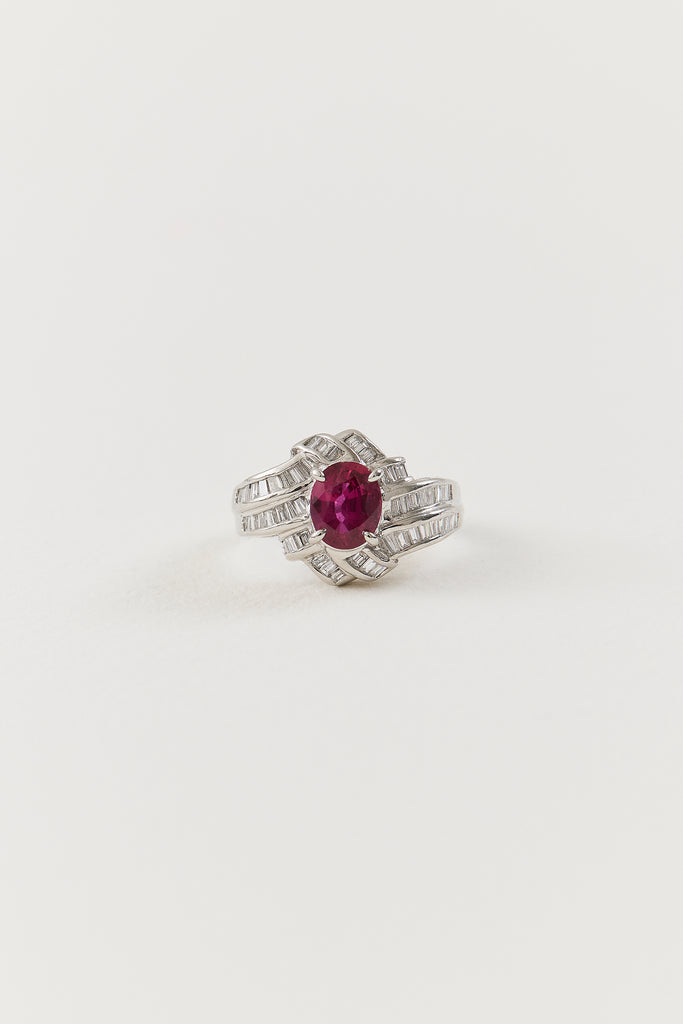 Ruby Vintage Inspired Ring
